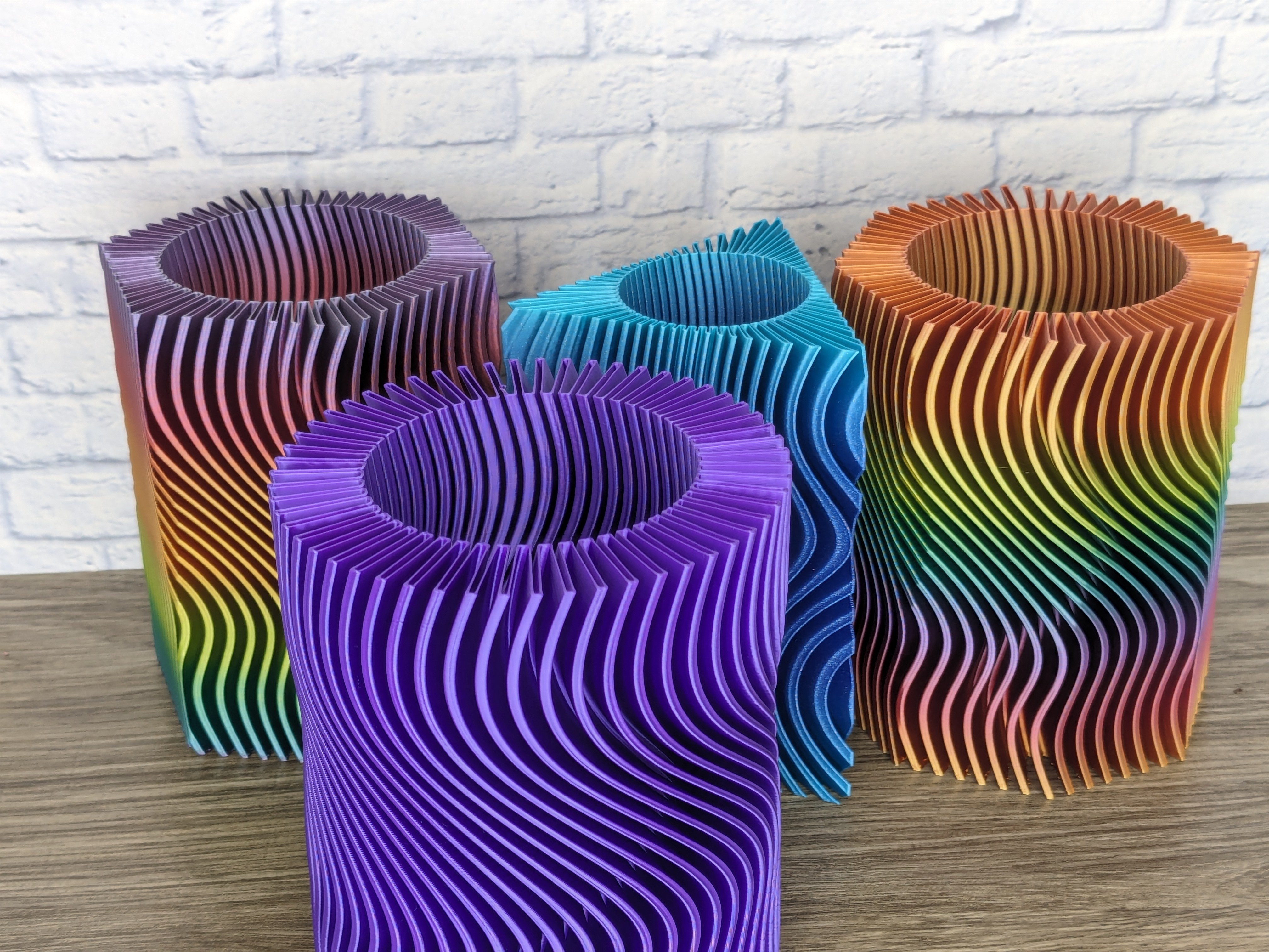 Other Ribbed Shape Pen Cups